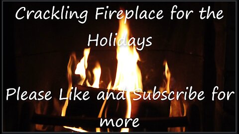 Crackling Fireplace for 2 Hours