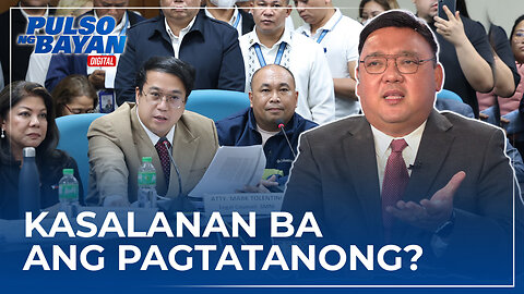 Kung kasalanan ang pagtatanong, ano po ang batas na nagsasabi na ‘yan ay kasalanan? –Atty. Roque