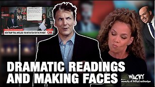 Dramatic Readings & Making Faces: Media Hit New Lows For Trump Trial | Wacky MOLE