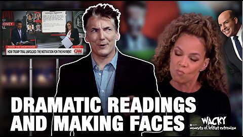 Dramatic Readings & Making Faces: Media Hit New Lows For Trump Trial | Wacky MOLE