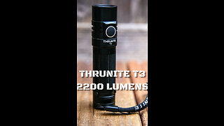 What is the BRIGHTEST Flashlight for $50 (T3 Thrunite) #shorts #flashlight #brightest