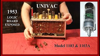 Computer History: 1953 UNIVAC 1103 & 1103A Scientific, ERA, Remington Rand vacuum tube module