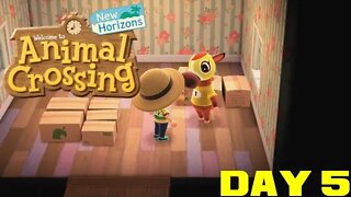 Animal Crossing: New Horizons Day 5 - Nintendo Switch Gameplay 😎Benjamillion
