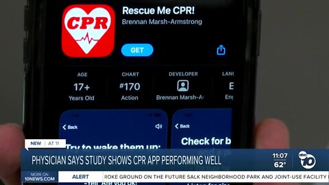 Physician says study shows CPR app performing well
