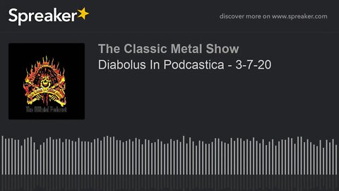 CMS HIGHLIGHT - Diabolus In Podcastica - 3-7-20