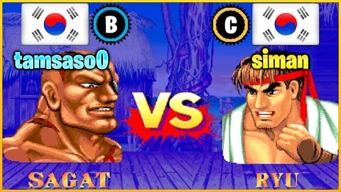 Street Fighter II': Champion Edition (tamsaso0 Vs. siman) [South Korea Vs. South Korea]