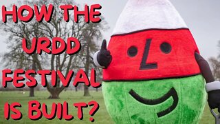 How the Urdd Eisteddfod Festival is built ( Drone footage )