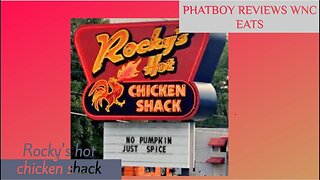 Hot Chicken Is On The Menu Today As Phatboy Heads To Rocky's In Ashville, Nc!