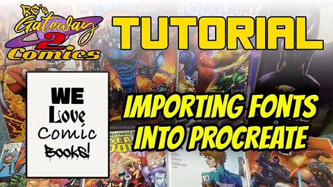 How to Import Fonts Into Procreate (VERY EASY)