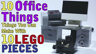 10 Office Things you can make with 10 Lego Pieces