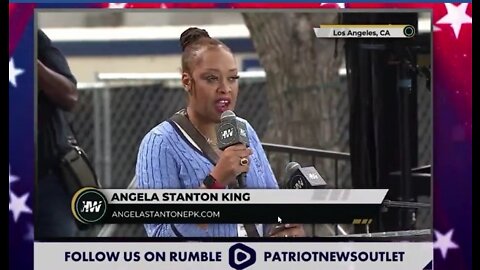 Angela Stanton King - Defeat the Mandates (4/10/2022) Los Angeles