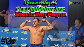 Stevie Ray Payne PowerSlap3 Pre Fight Interview