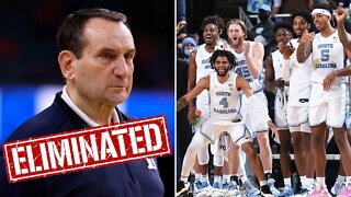 Duke LOSES To North Carolina In Final Four | Coach K's Career Is OVER!