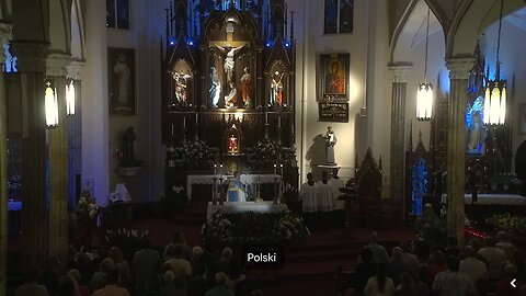 In polish🇵🇱✝️🙏 fr Dominik Chmielewski Holy Mass 26/05/2024 the end : hymn