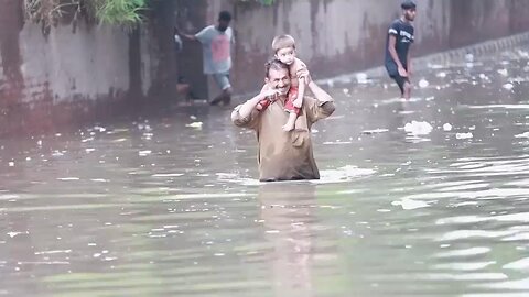 Record rainfall floods streets and affects daily life in Pakistan's cultural capital| TP