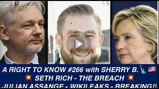 SETH RICH, DNC HACK, JULIAN ASSANGE, “THE BREACH, Murder for Hire Beyond a Reasonable Doubt!”