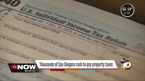 Nearly 200K San Diegans prepay property tax