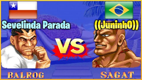 Street Fighter II': Champion Edition (Sevelinda Parada Vs. ((JuninhO))) [Chile Vs. Brazil]