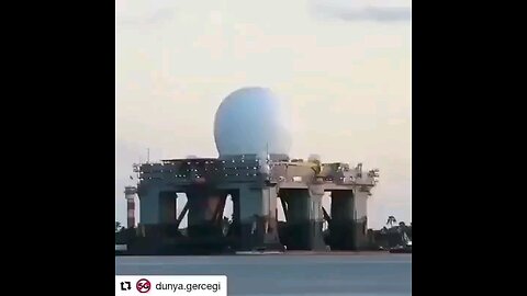 Radarsystem 🧐 Sea-Based X-Band Radar-1 (SBX-1) https://t.me/Reptiloiden2024