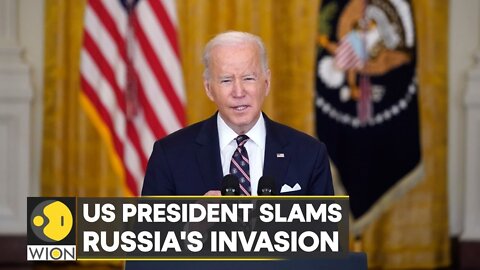 US President Joe Biden slams Russia for missile strikes across Ukraine | Latest English News