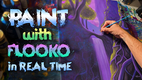 Paint With Flooko In Real Time - 2 HOUR Paint & Chill - ASMR