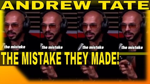 Andrew Tate : The MISTAKE They Made!! 💯