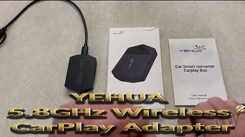 YEHUA 5 8GHz Wireless CarPlay Adapter