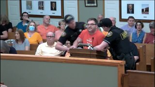 Man arrested during Kenosha County board meeting