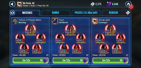 Swgoh Lord Vader maul first attempt