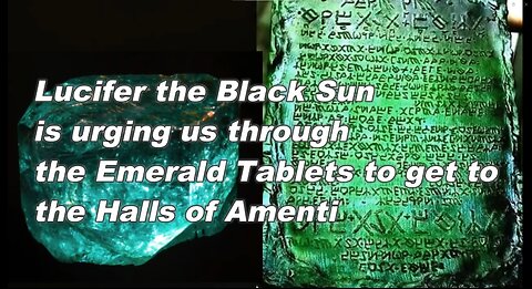 LUCIFER THE BLACK SUN, MATRIX EXIT HOLE, WAR ON THE FEMININE, & THE HALLS OF AMENTI