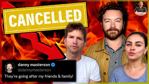 Danny Masterson Support is a CRIMINAL OFFENSE! Ashton Kutcher & Mila Kunis ATTACKED By CREEPS!