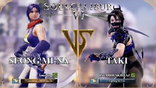 Seong Mi-na (Amesang) VS Taki (INFAMOUSKILLAJ) (SoulCalibur VI — Xbox One Ranked)