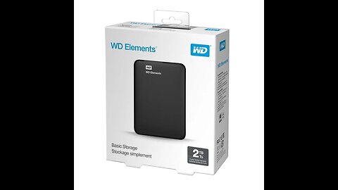 Western Digital WD elements unboxing video