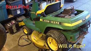 John Deere RX73 Barn find Will it run?
