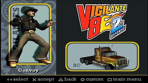 Convoy | Vigilante 8 - 2nd Offense | Gameplay #duckstation