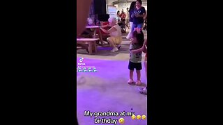 Grandma dancing