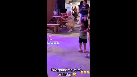 Grandma dancing