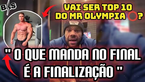 GABRIEL ZANCANELLI TEM CHANCE DE PEGAR TOP 10 NO MR OLYMPIA ? JORLAN EXPLICA