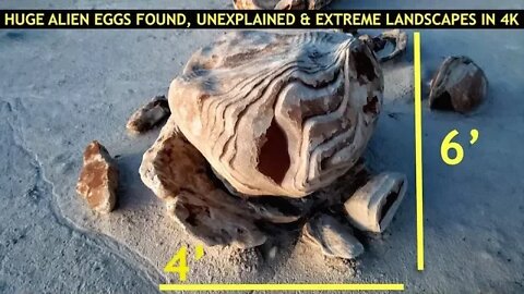 Huge Fossilized Alien Eggs, Unexplained & Extreme Landscapes, Bisti Badlands, NM