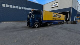 Eurotrucksimulator 2. Mit dem LKW durch Europa Auf der Pro Mod mit guter Musik.