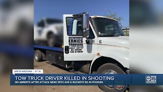 Phoenix police investigating after tow truck driver was found shot and killed