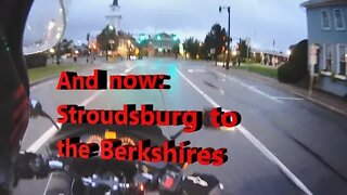 Motorcycle ride into the Berkshires and the General Knox Trail (includes close calls)