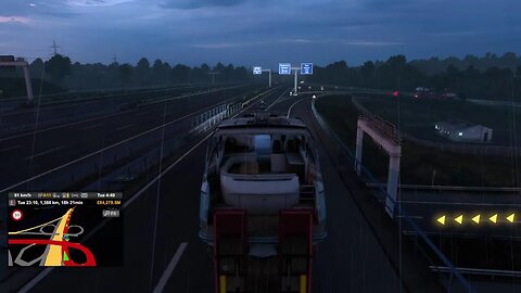 Euro Truck Simulator 2 - rash driving gameplay