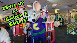 Level Up At Chuck E Cheese Birthday Party