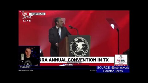 LIVE on 05/28/2022: Speakers inside and Protesters outside at NRA Houston Texas USA