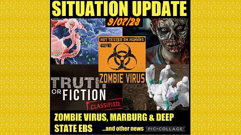 SITUATION UPDATE 9/7/23 - Zombie Virus, Military Tribunals Held, Maui Massacre, Gcr/Judy Byington