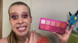 REVIEW & TUTORIAL | jaclyn cosmetics: strawberry feels palette | melissajackson07