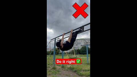 Front lever pull ups (Do it right ✅)