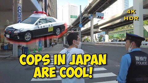 [4K HDR] Cops👮‍♂️ in Japan🇯🇵are Cool😂 Funny!! #4khdr