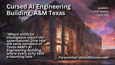 Haunted Curse of AI Engineering Building, Texas A&M: Paranormal Activity & Tragic Secrets Revealed!